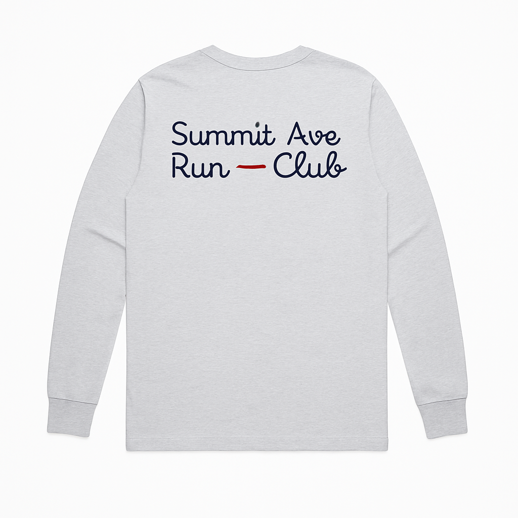 Summit Ave. Run Club Long Sleeve / Gray