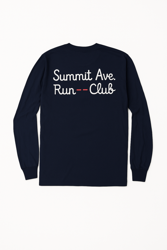 Summit Ave. Run Club Long Sleeve / Navy